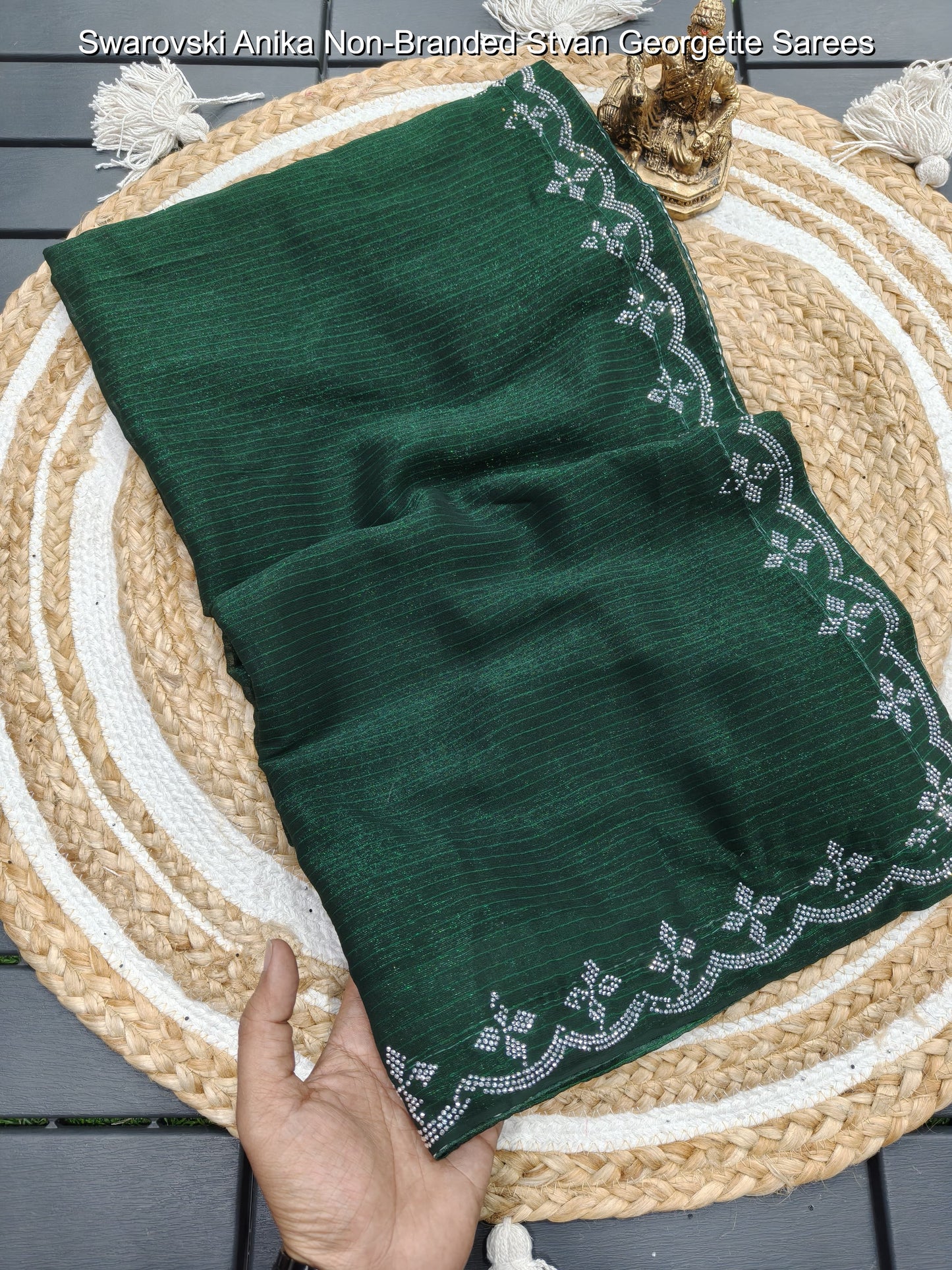 Swarovski Anika Non-Branded Stvan Georgette Sarees