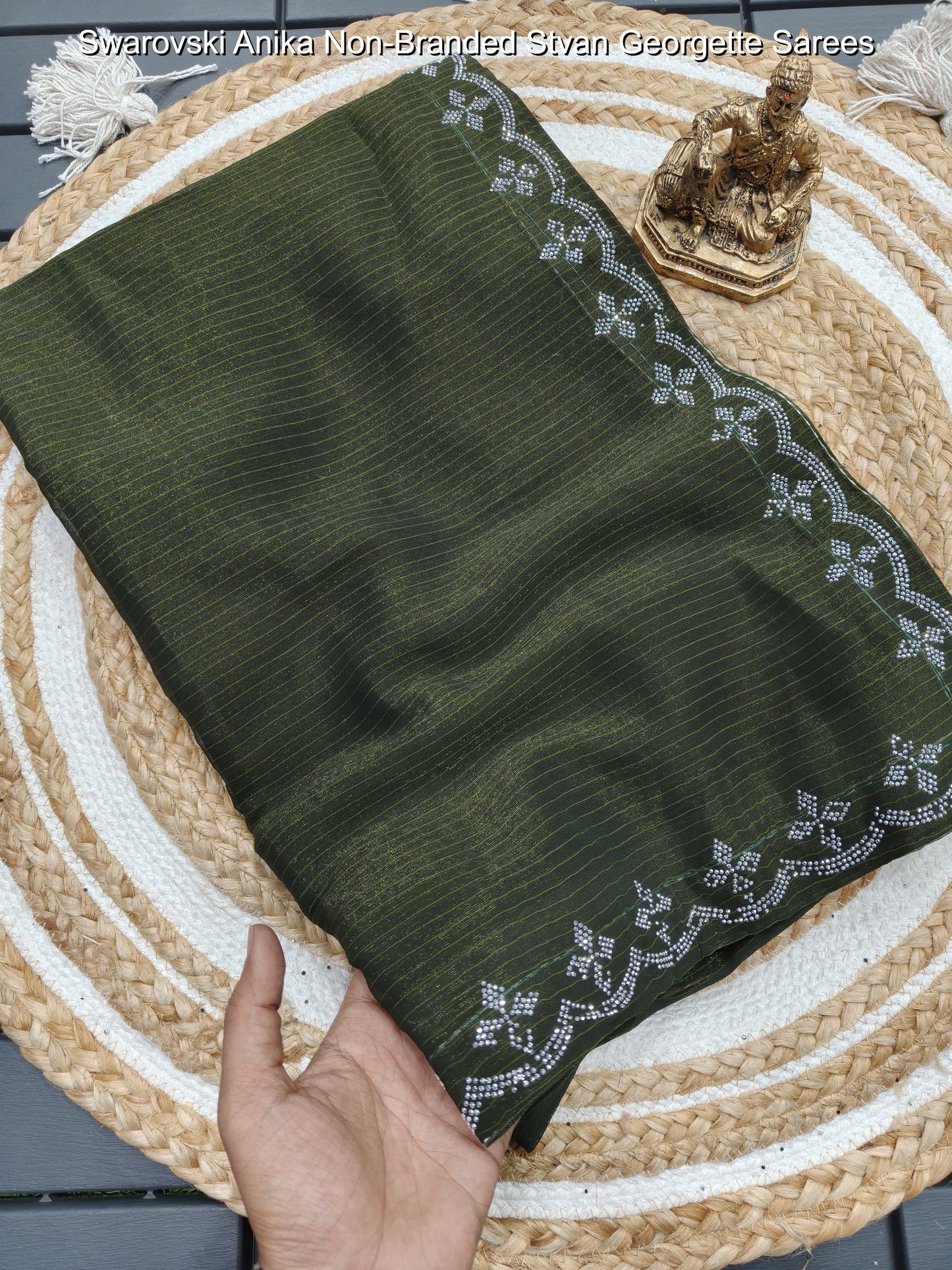 Swarovski Anika Non-Branded Stvan Georgette Sarees