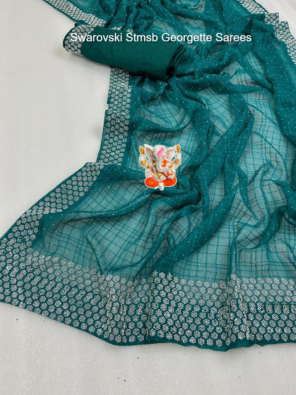 Swarovski Stmsb Georgette Sarees