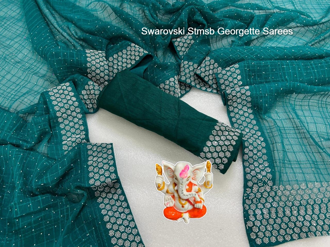 Swarovski Stmsb Georgette Sarees