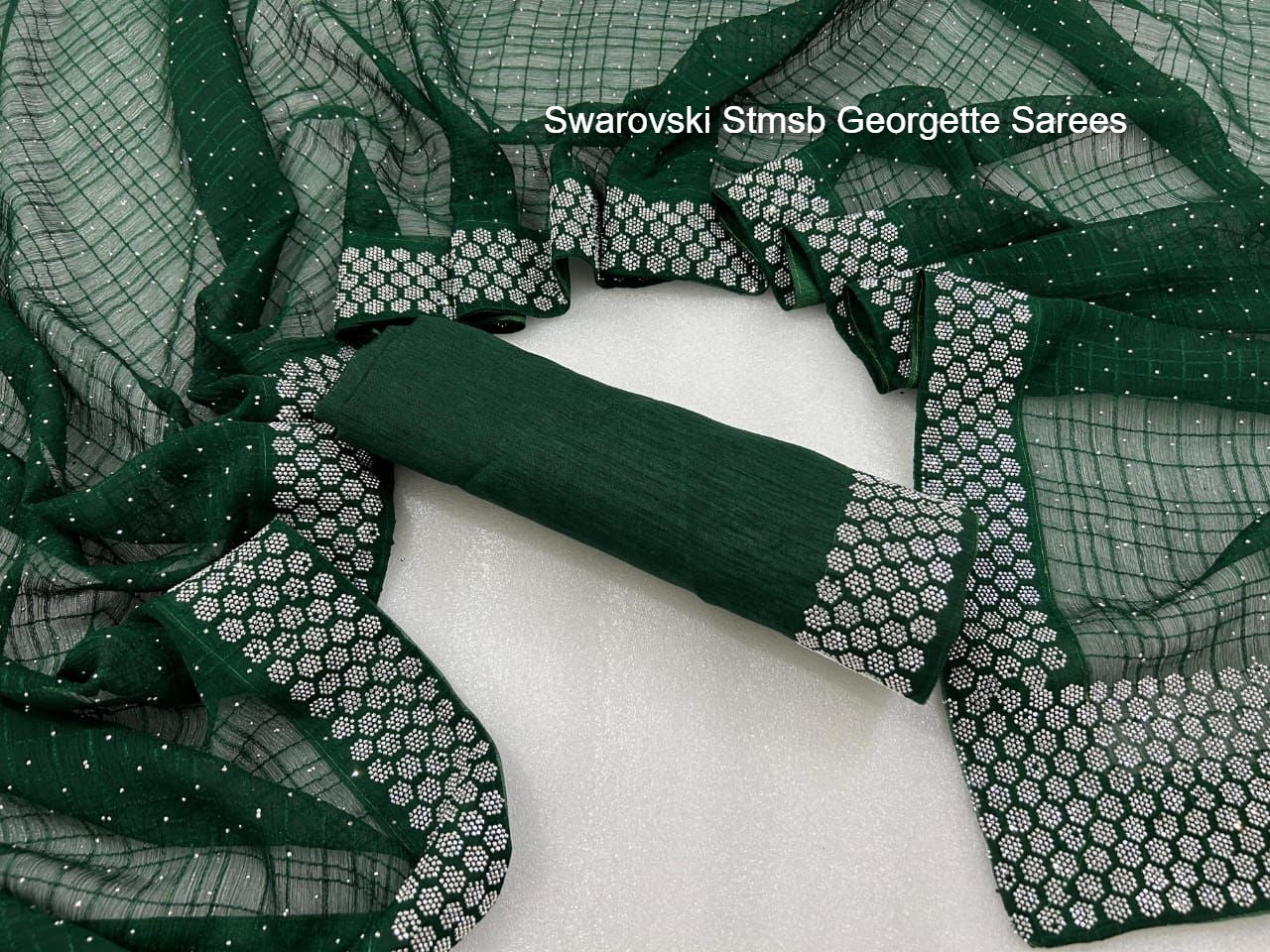 Swarovski Stmsb Georgette Sarees