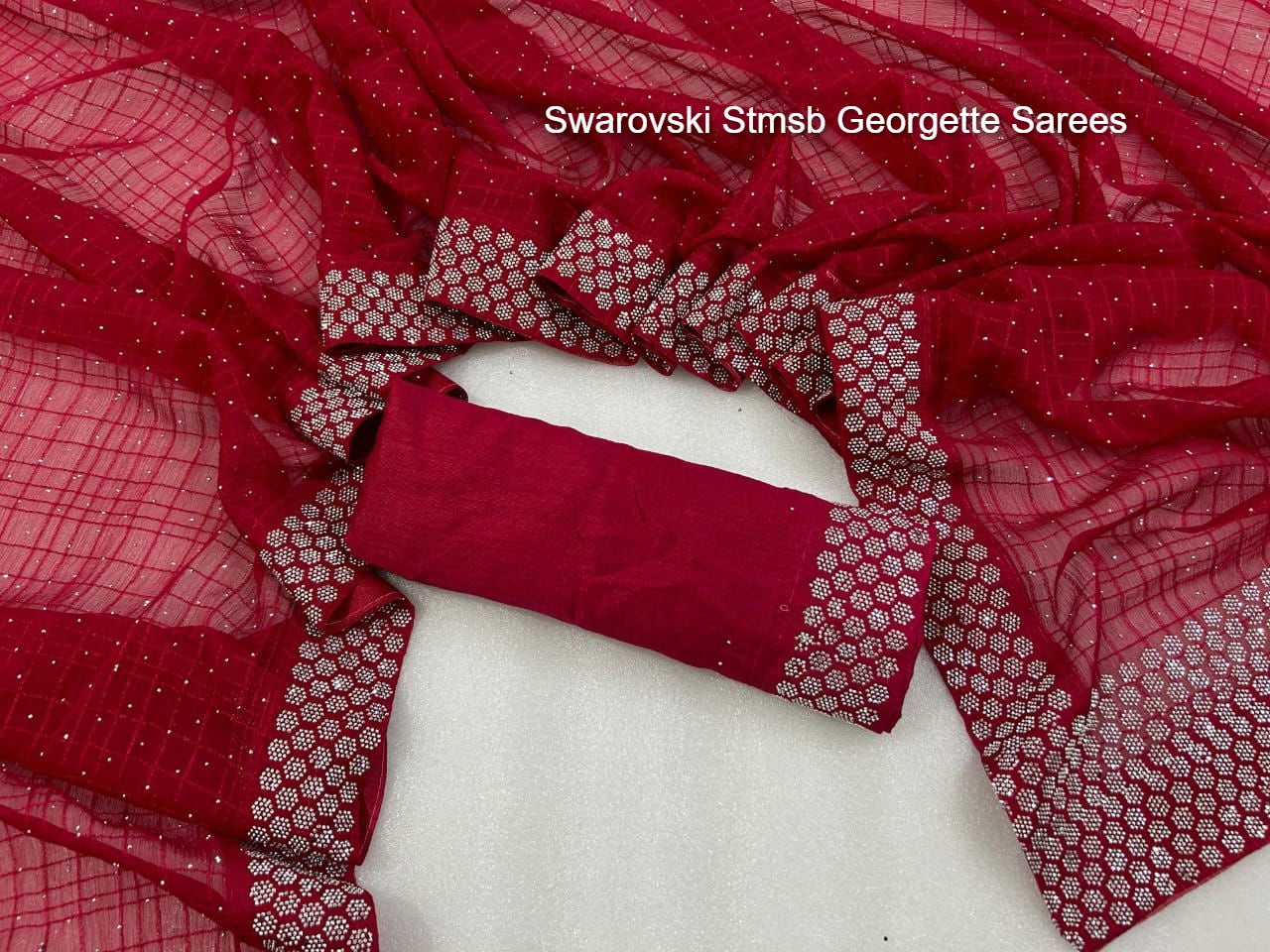 Swarovski Stmsb Georgette Sarees