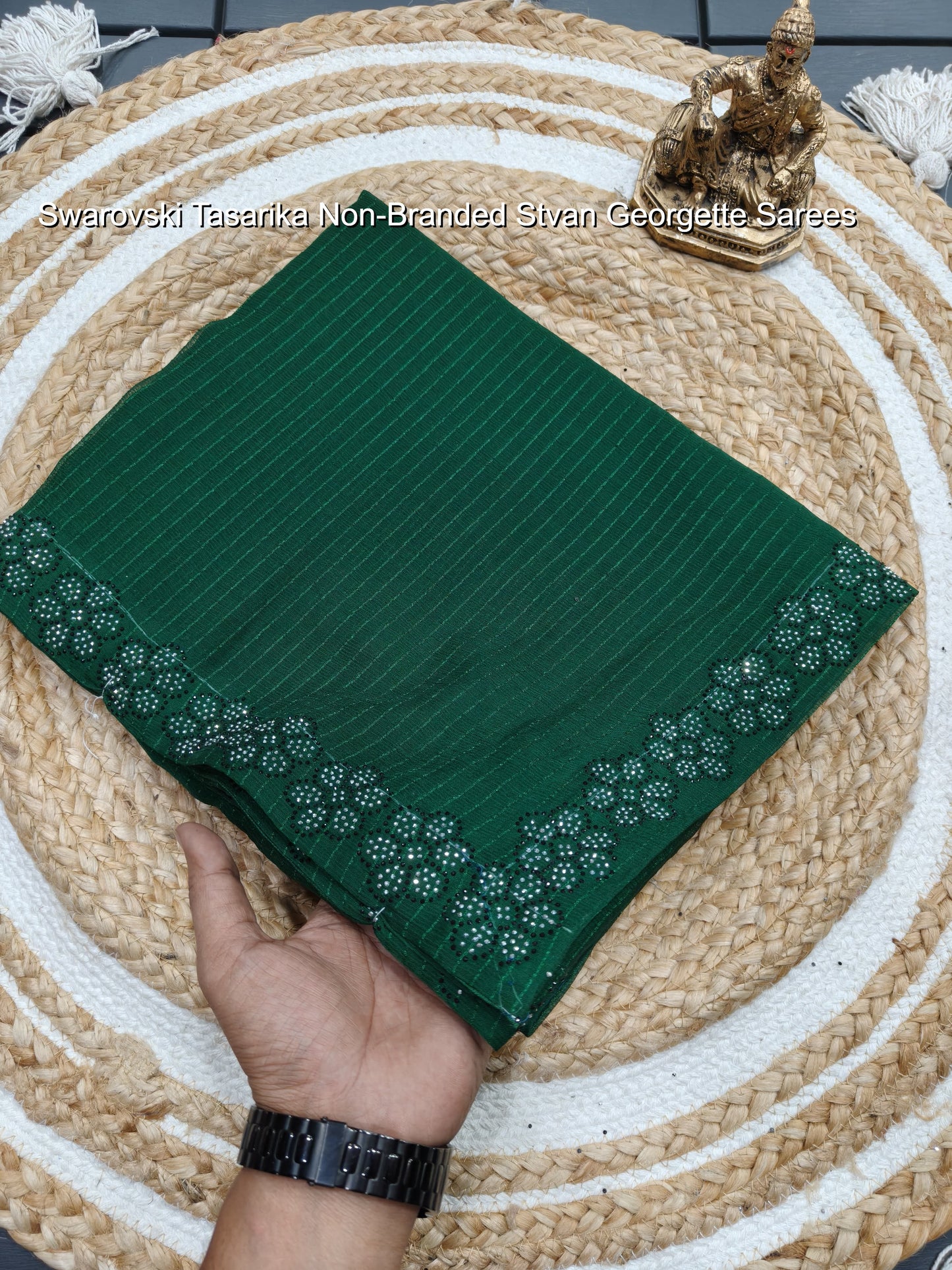 Swarovski Tasarika Non-Branded Stvan Georgette Sarees