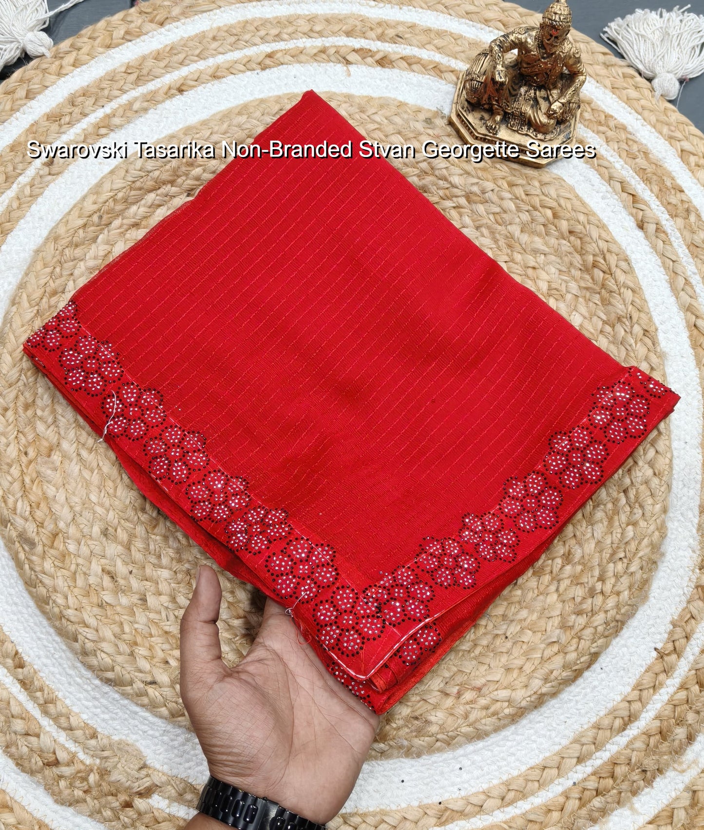 Swarovski Tasarika Non-Branded Stvan Georgette Sarees