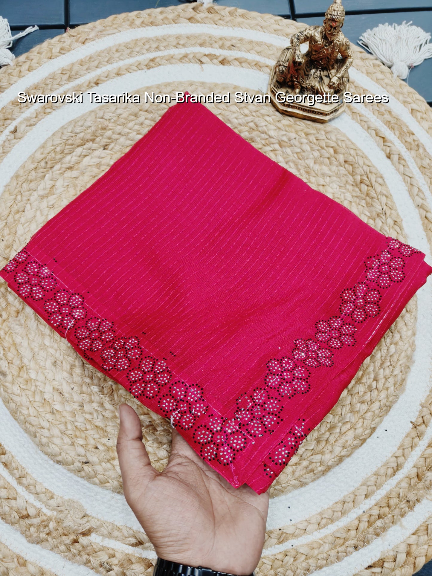 Swarovski Tasarika Non-Branded Stvan Georgette Sarees