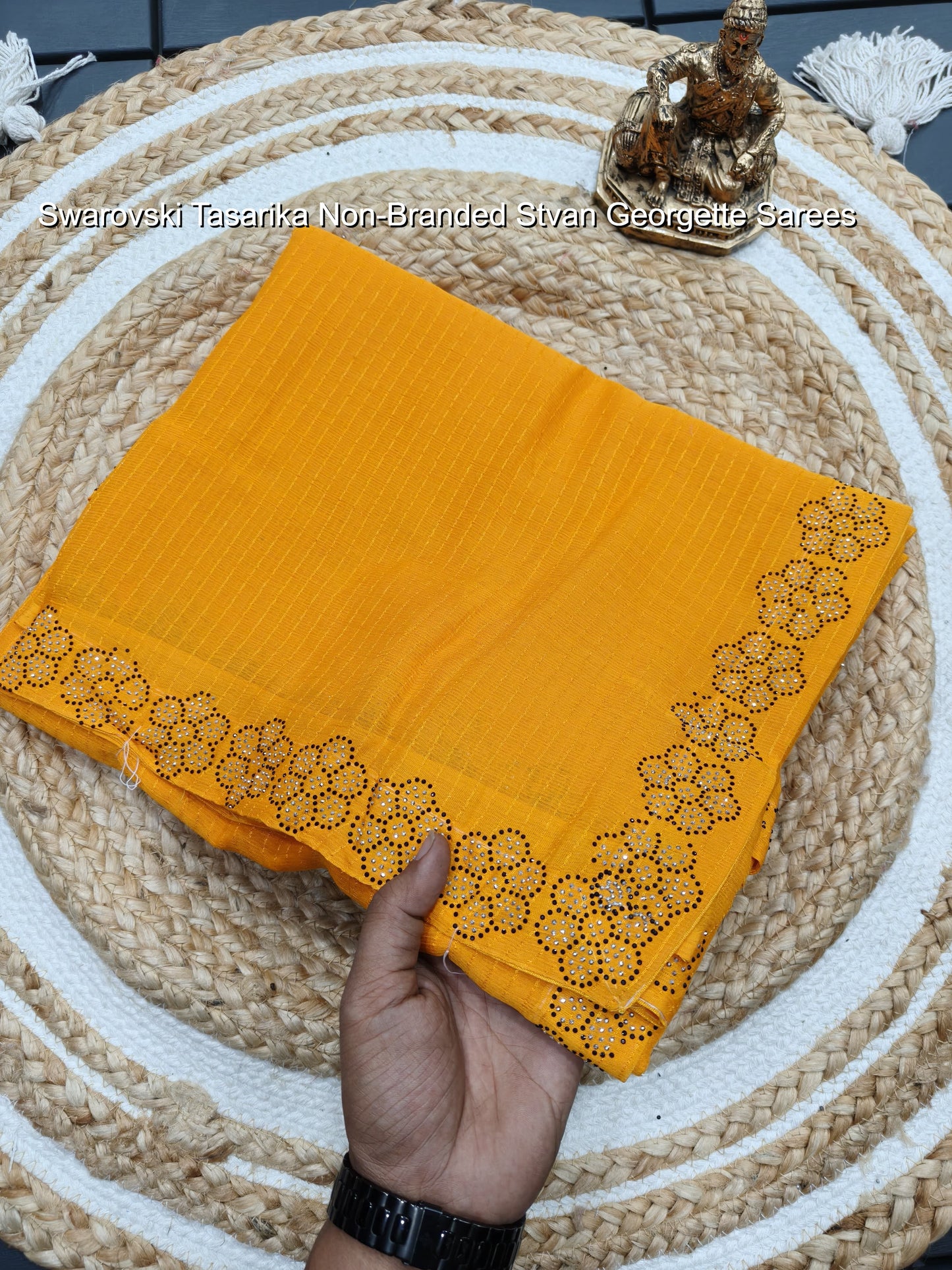 Swarovski Tasarika Non-Branded Stvan Georgette Sarees