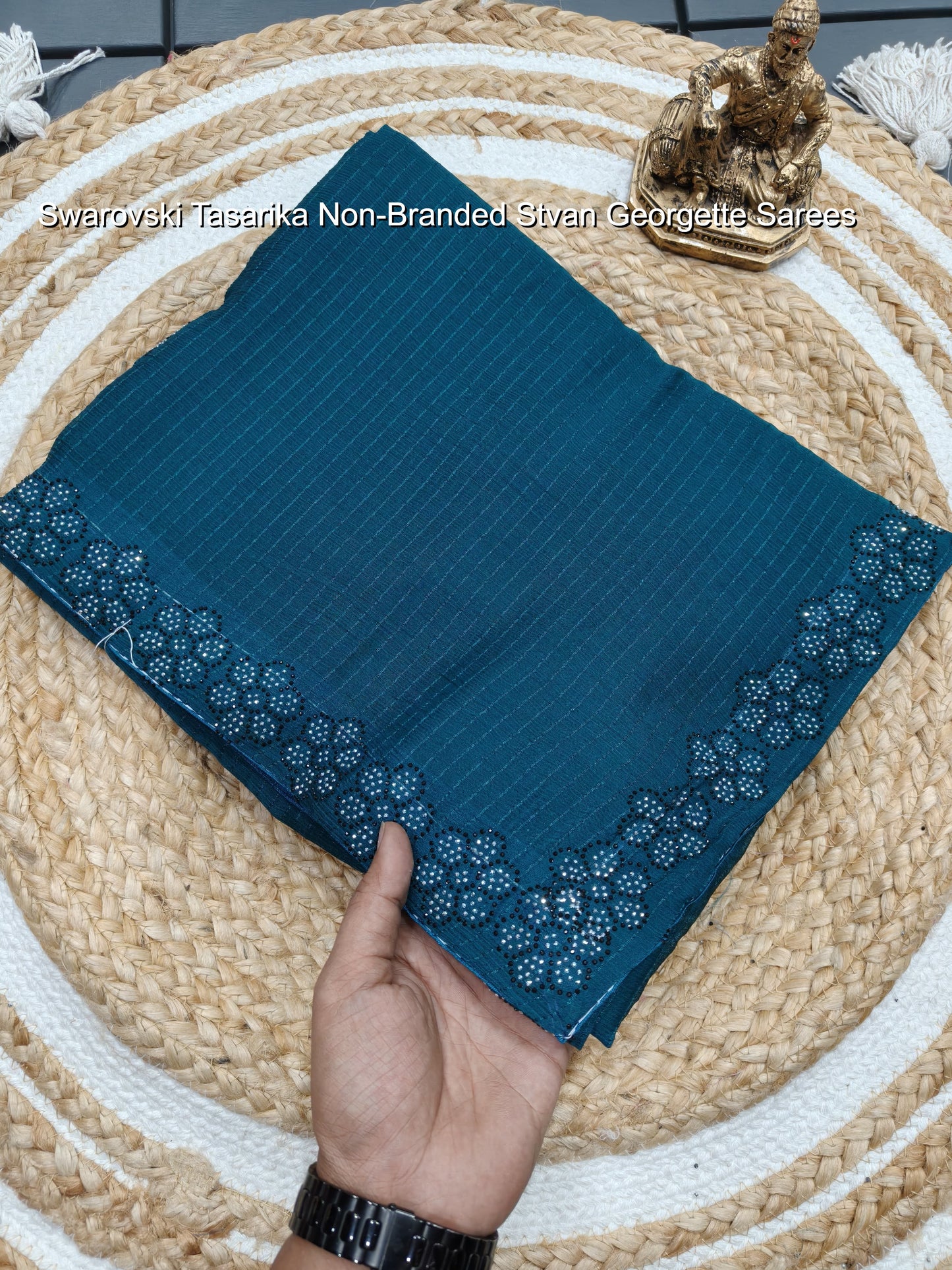 Swarovski Tasarika Non-Branded Stvan Georgette Sarees