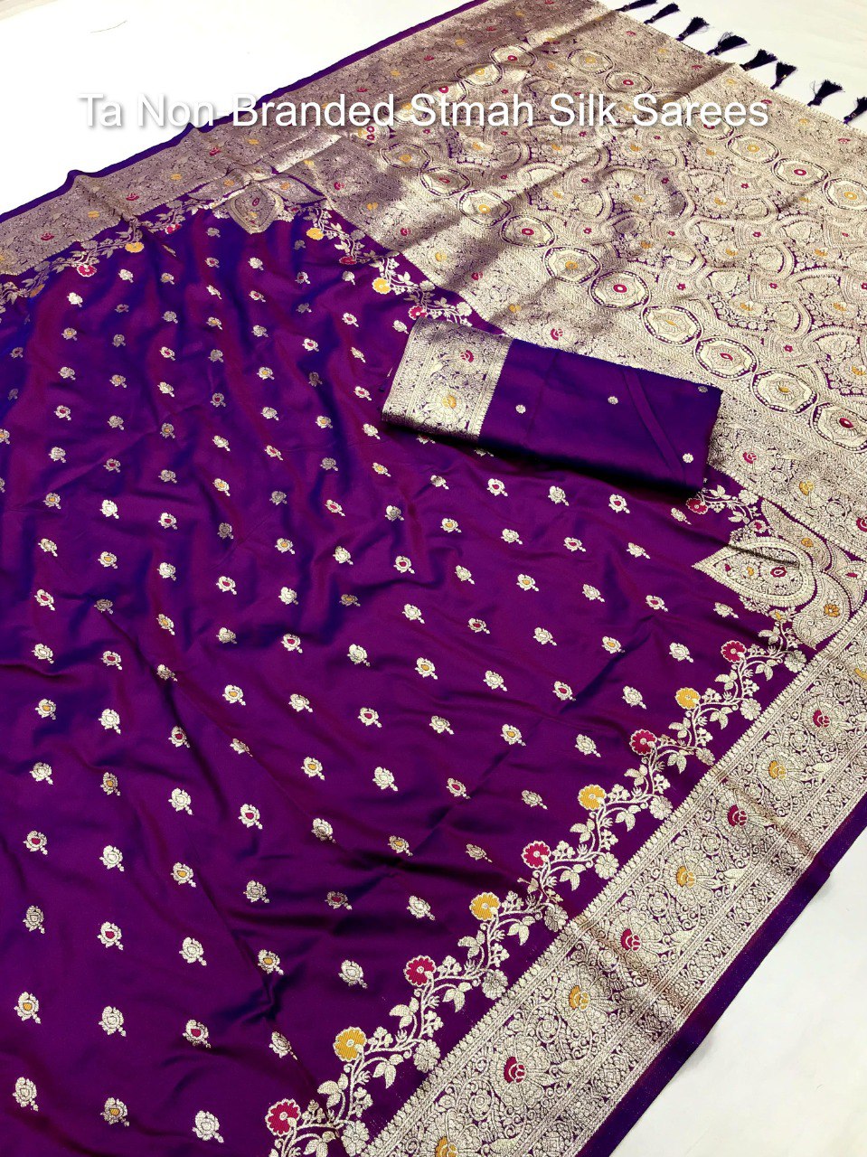 Ta Non-Branded Stmah Silk Sarees