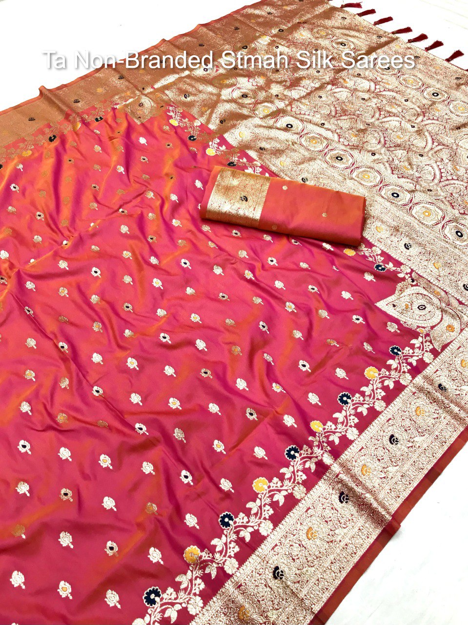 Ta Non-Branded Stmah Silk Sarees
