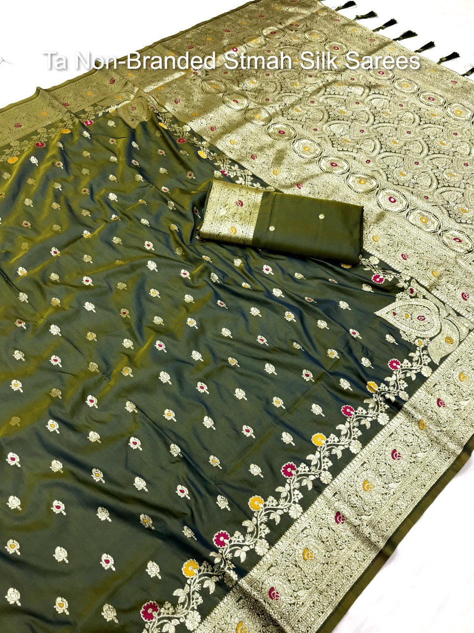 Ta Non-Branded Stmah Silk Sarees