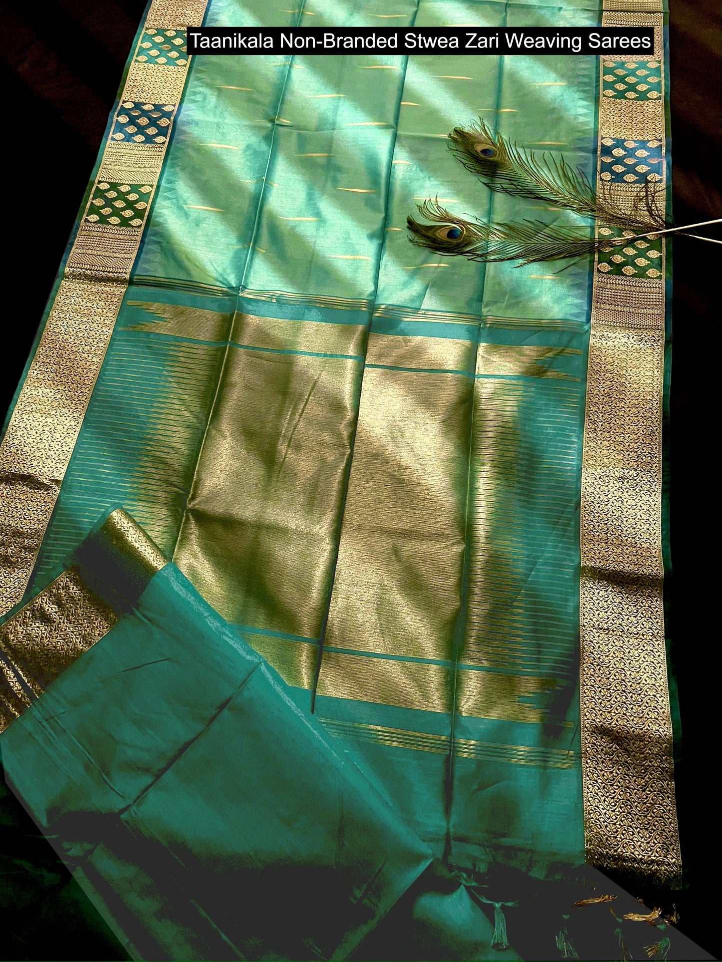 Taanikala Non-Branded Stwea Zari Weaving Sarees