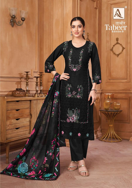 Tabeer Edition 8 Alok Embroidery Pakistani Salwar Suits