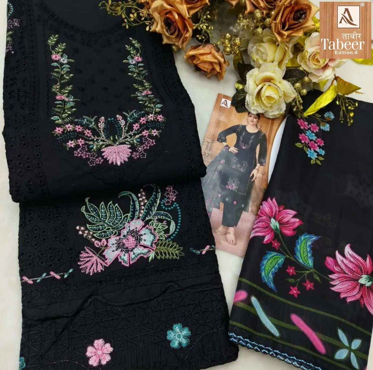 Tabeer Edition 8 Alok Embroidery Pakistani Salwar Suits