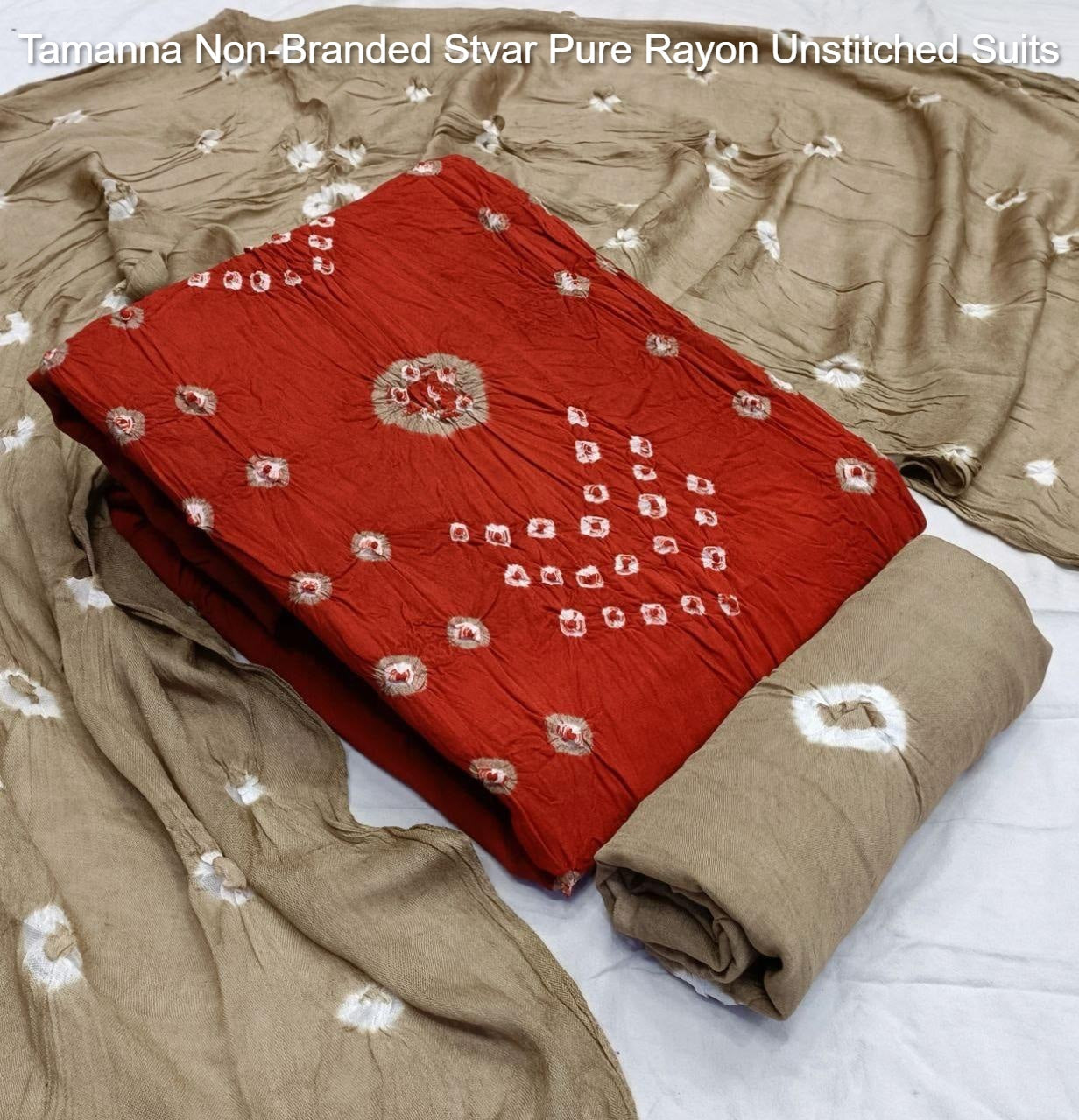 Tamanna Non-Branded Stvar Pure Rayon Unstitched Suits