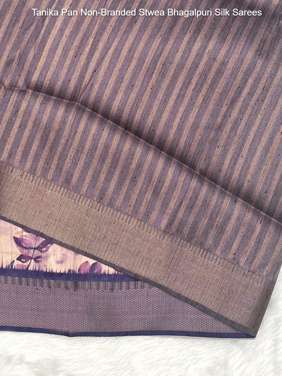 Tanika Pan Non-Branded Stwea Bhagalpuri Silk Sarees