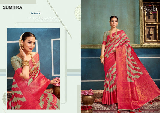 Tanisha-A Leela Sumitra Dyed Sarees