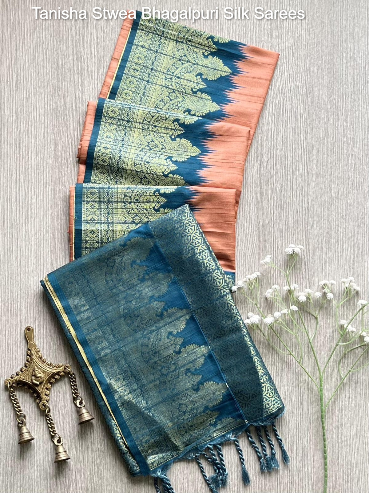 Tanisha Stwea Bhagalpuri Silk Sarees