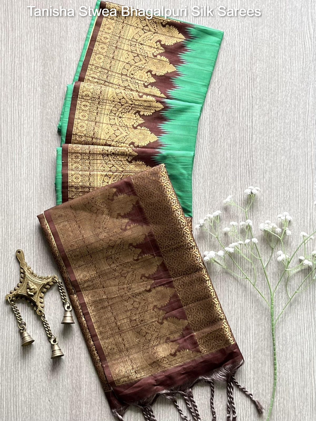 Tanisha Stwea Bhagalpuri Silk Sarees