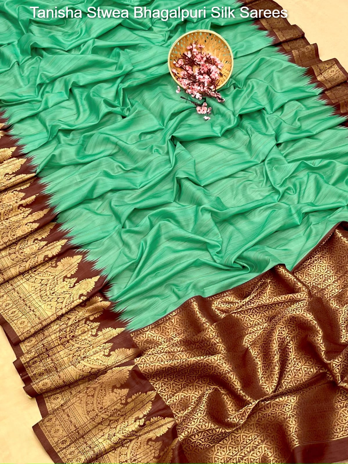 Tanisha Stwea Bhagalpuri Silk Sarees