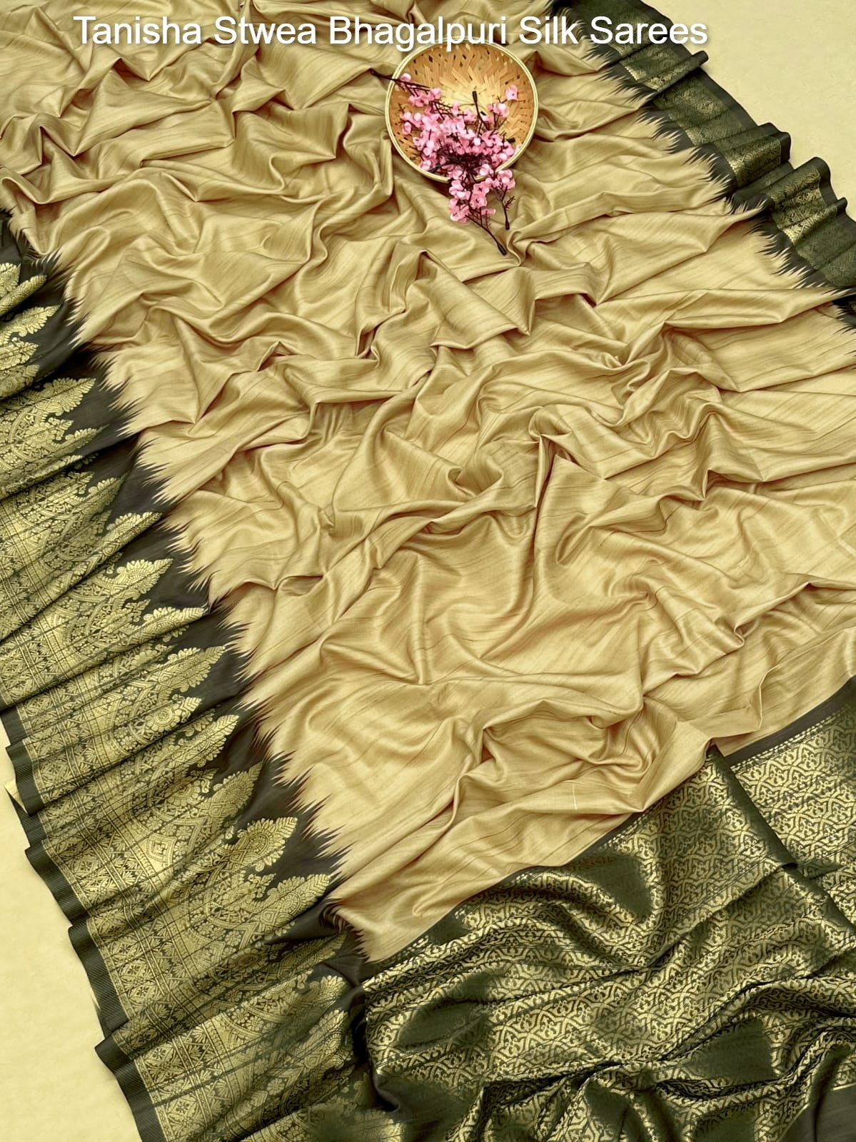 Tanisha Stwea Bhagalpuri Silk Sarees