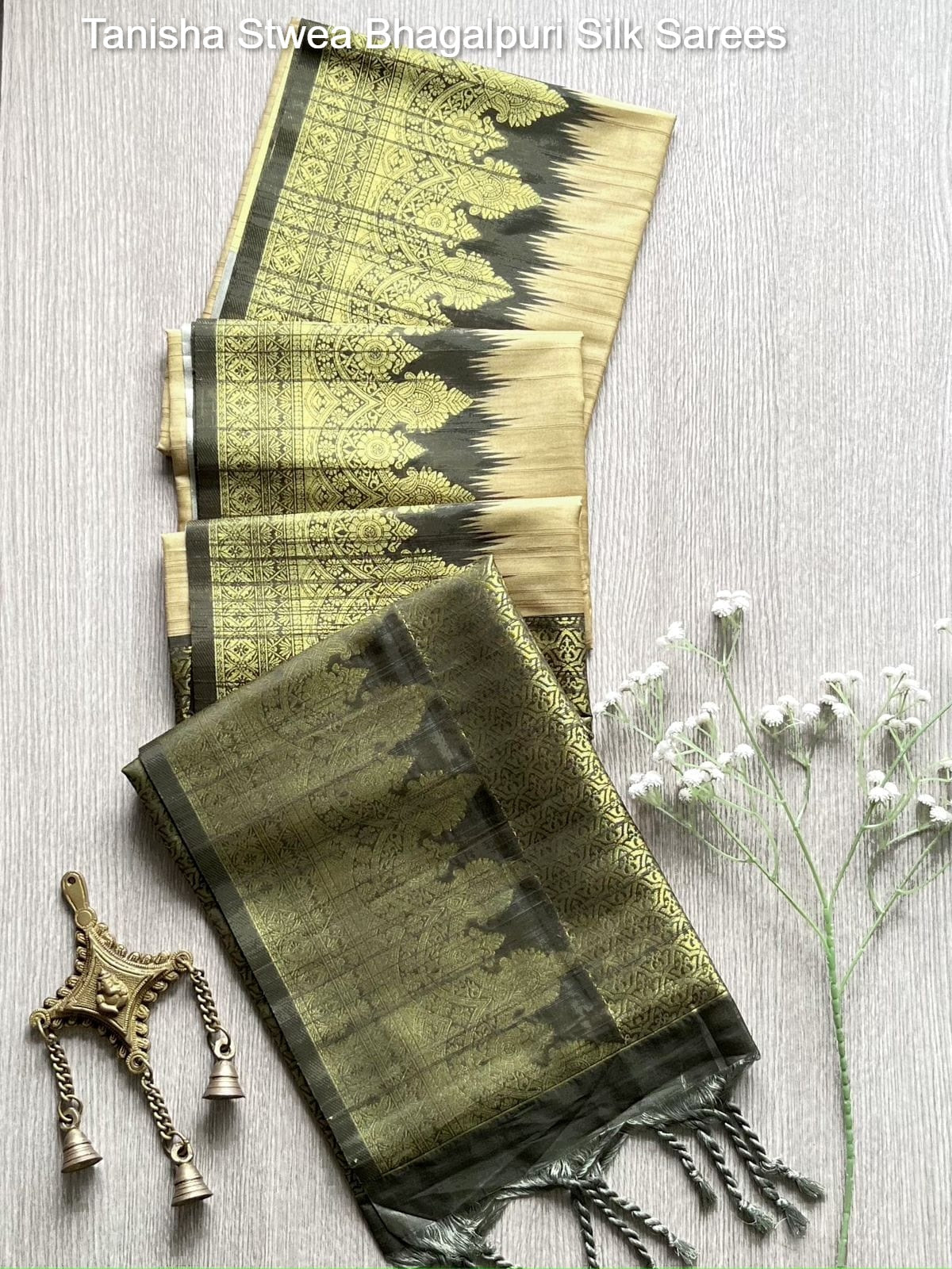 Tanisha Stwea Bhagalpuri Silk Sarees