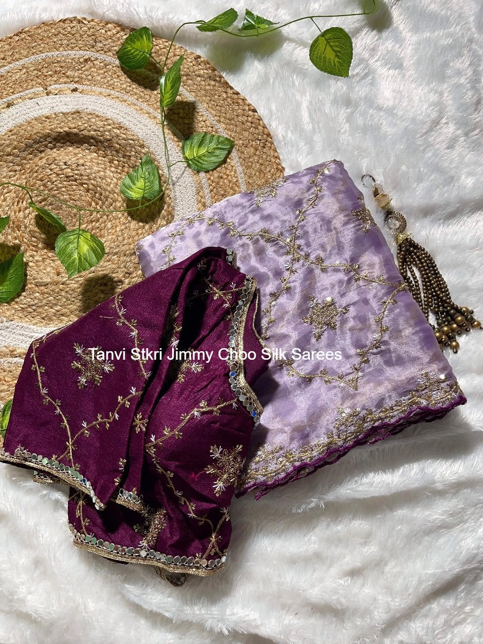 Tanvi Stkri Jimmy Choo Silk Sarees