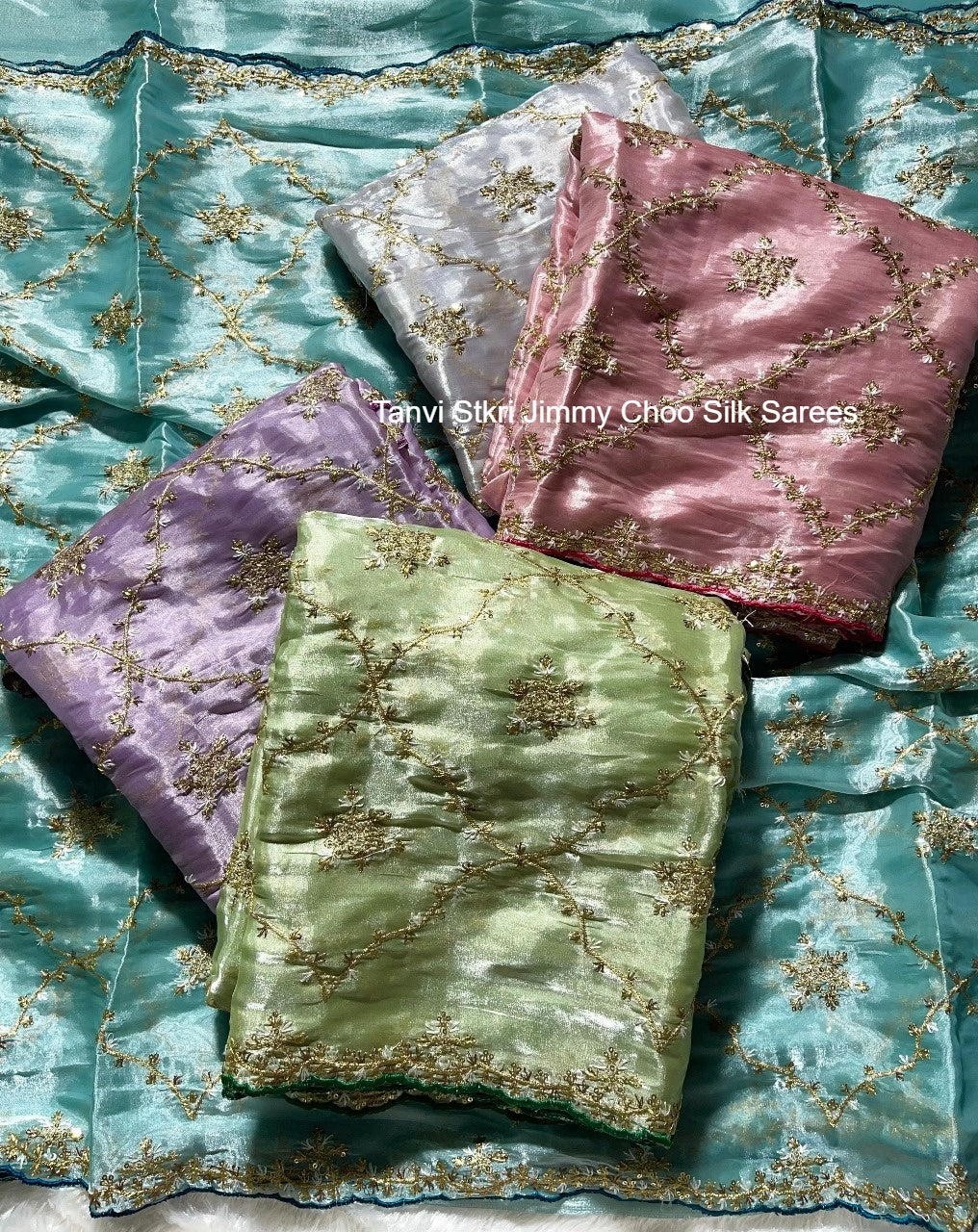 Tanvi Stkri Jimmy Choo Silk Sarees