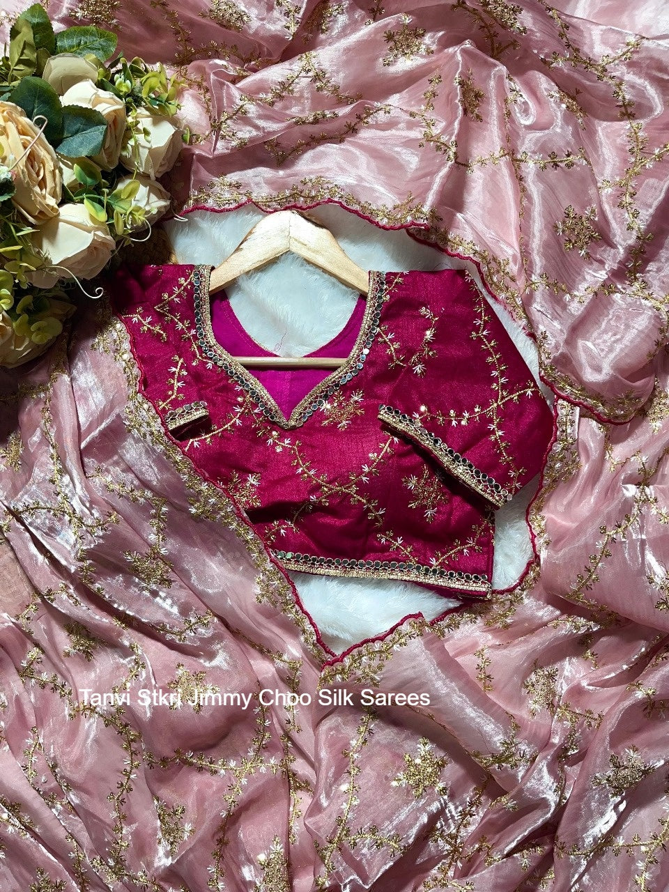 Tanvi Stkri Jimmy Choo Silk Sarees