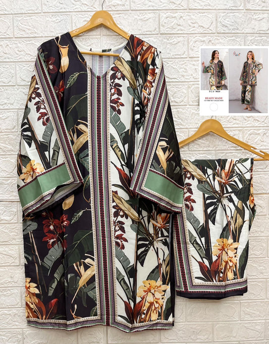 Tcs-9039 Karachi Shree Fabs Satin Co Ord Set