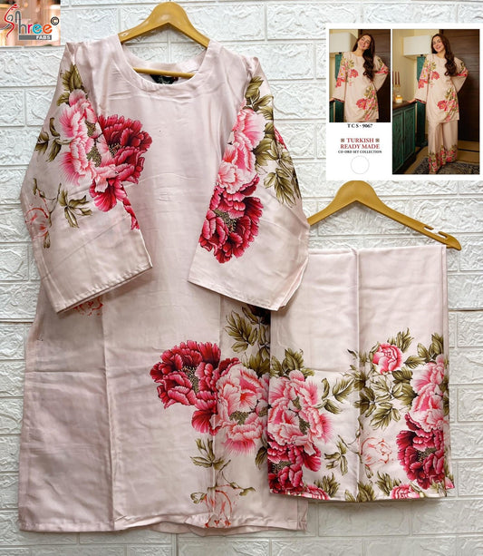 Tcs-9067 Shree Fabs Modal Satin Co Ord Set