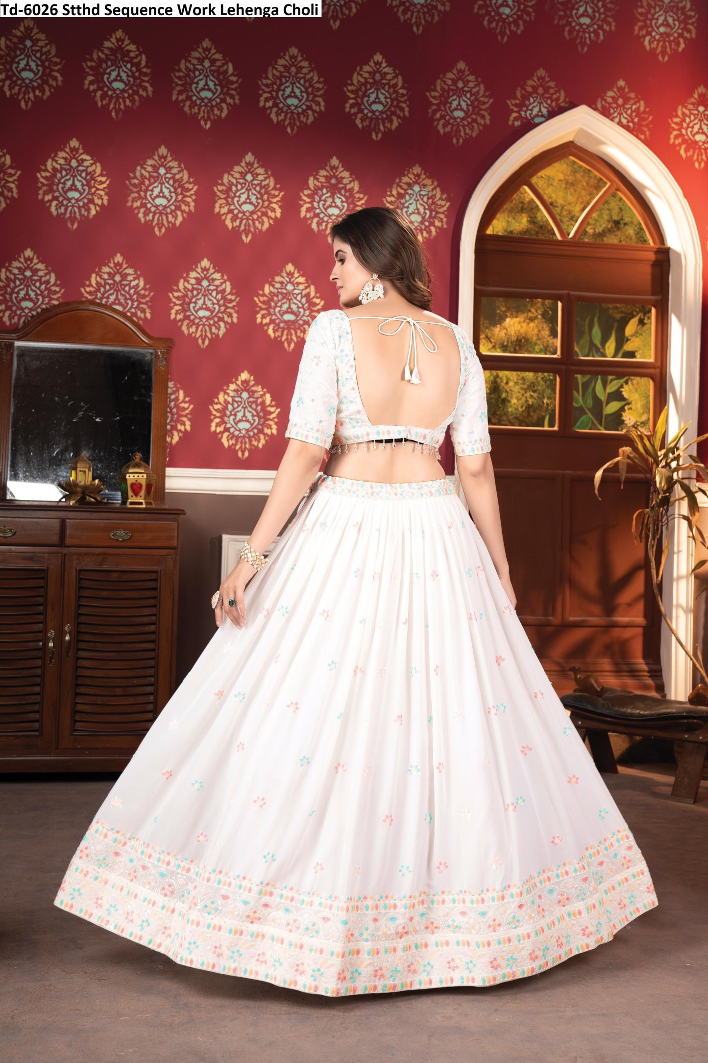 Td-6026 Stthd Sequence Work Lehenga Choli