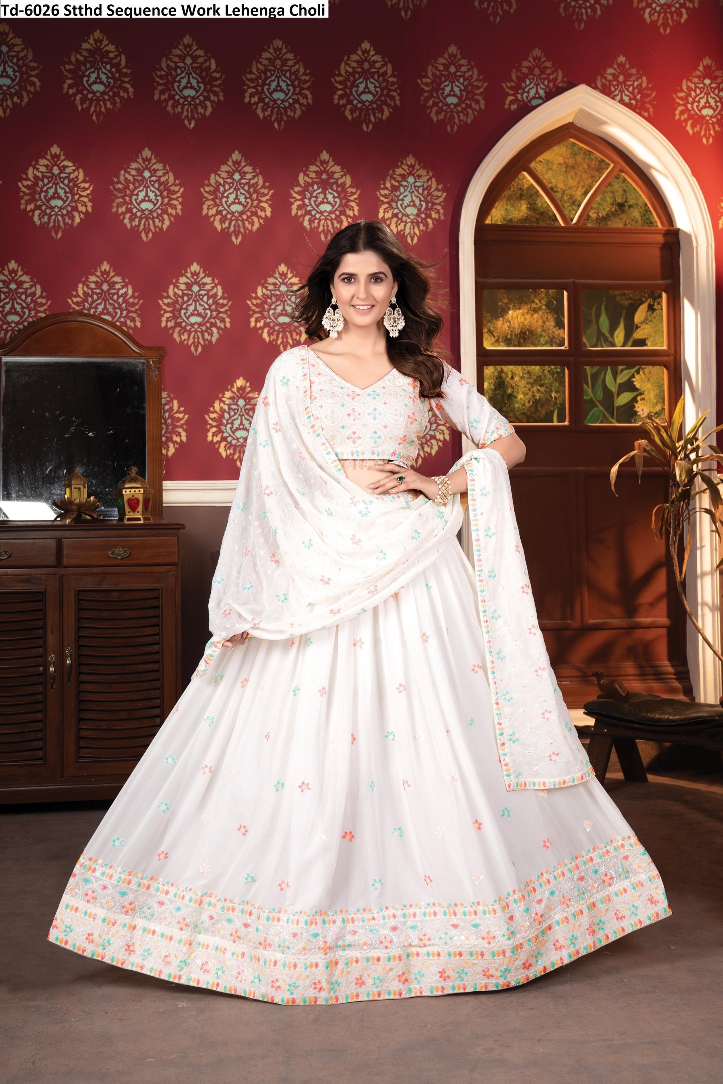 Td-6026 Stthd Sequence Work Lehenga Choli