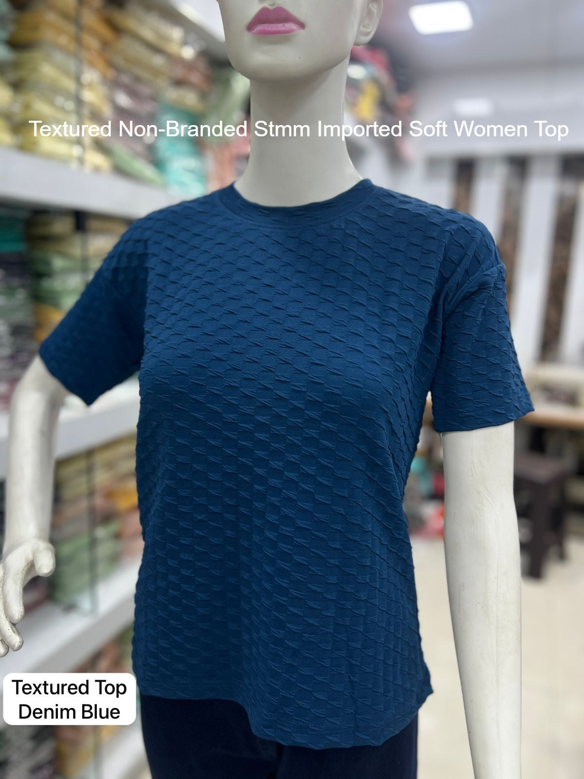 Textured Non-Branded Stmm Imported Soft Women Top