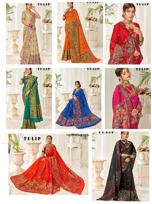 Tulip Stmah Weaving Sarees