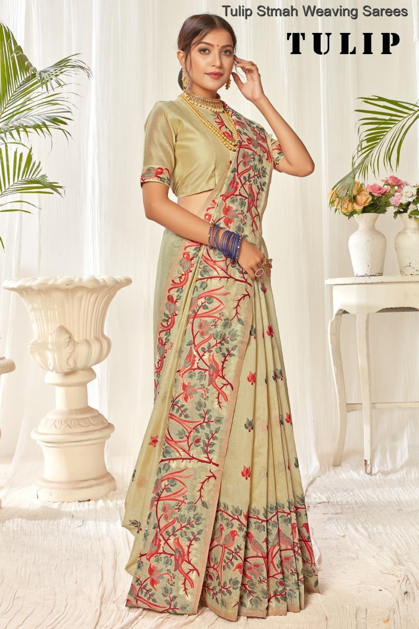 Tulip Stmah Weaving Sarees