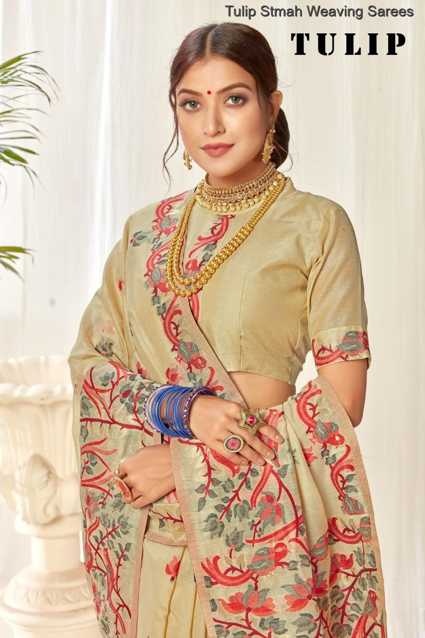 Tulip Stmah Weaving Sarees