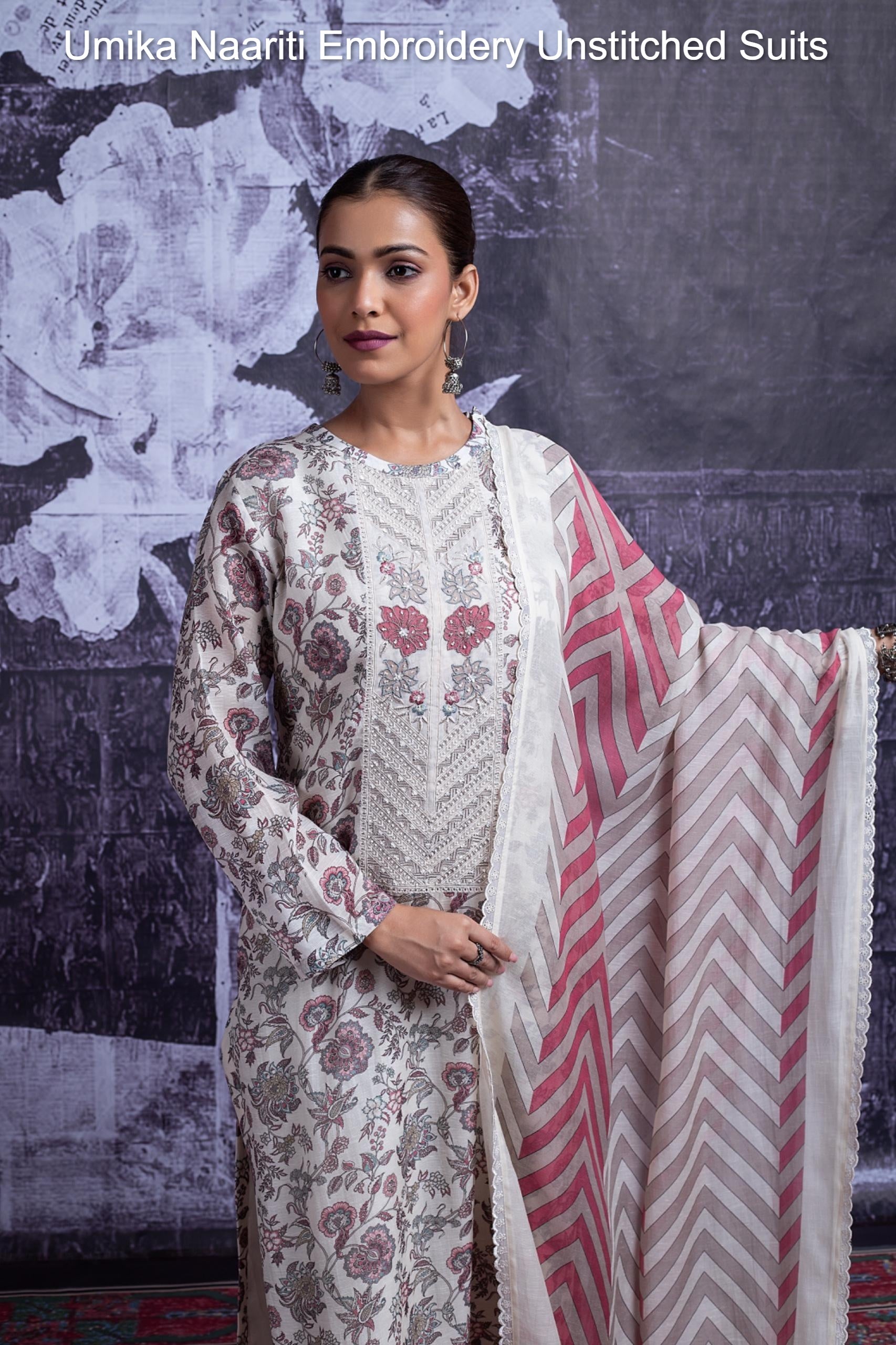 Umika Naariti Embroidery Unstitched Suits