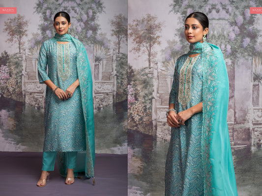 Varaz 2078 Naariti Neck Work Unstitched Suits