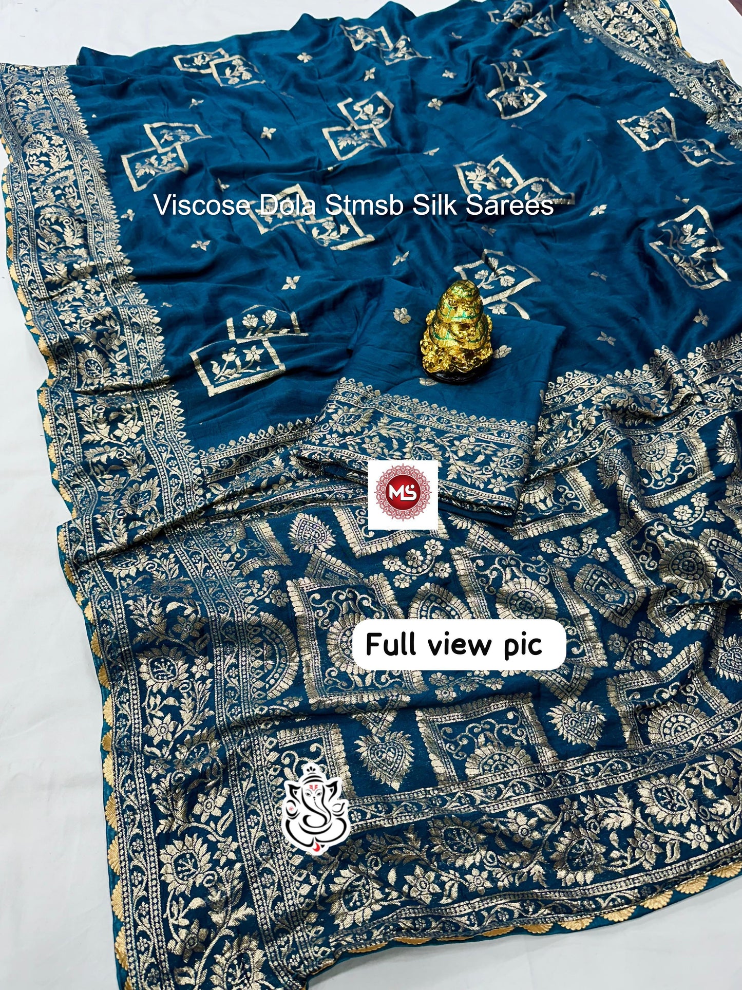 Viscose Dola Stmsb Silk Sarees