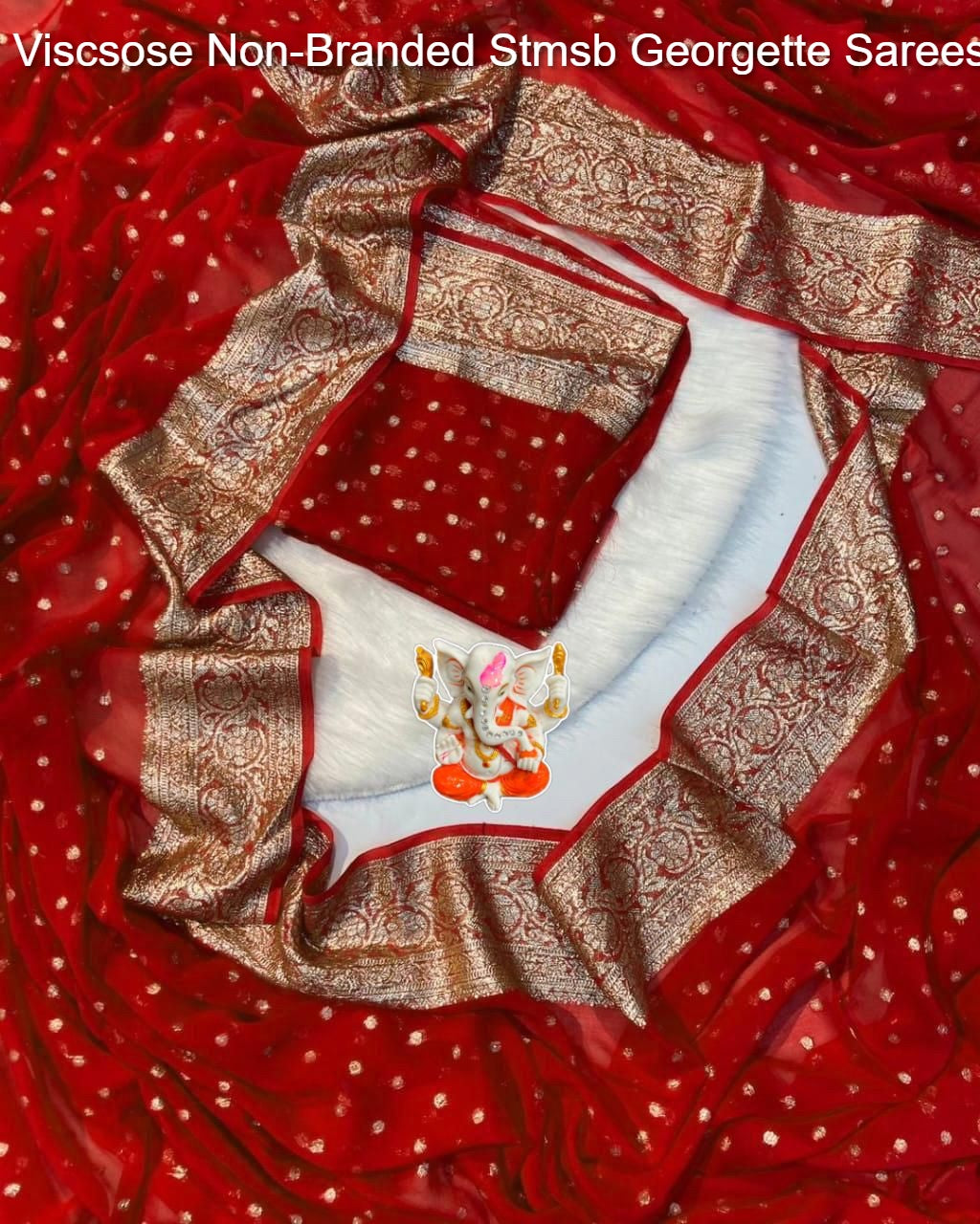 Viscsose Non-Branded Stmsb Georgette Sarees