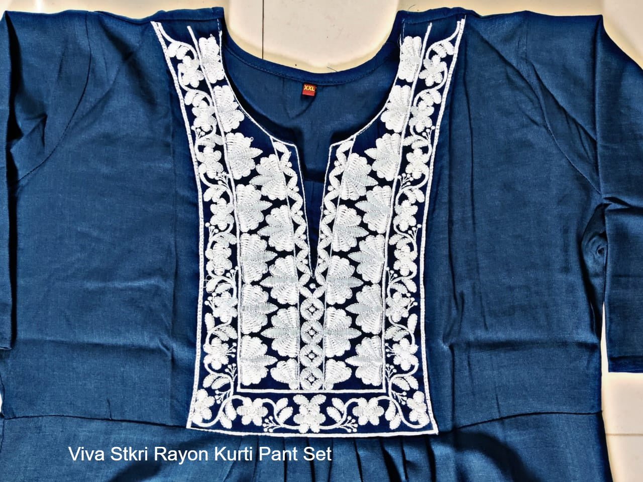 Viva Stkri Rayon Kurti Pant Set