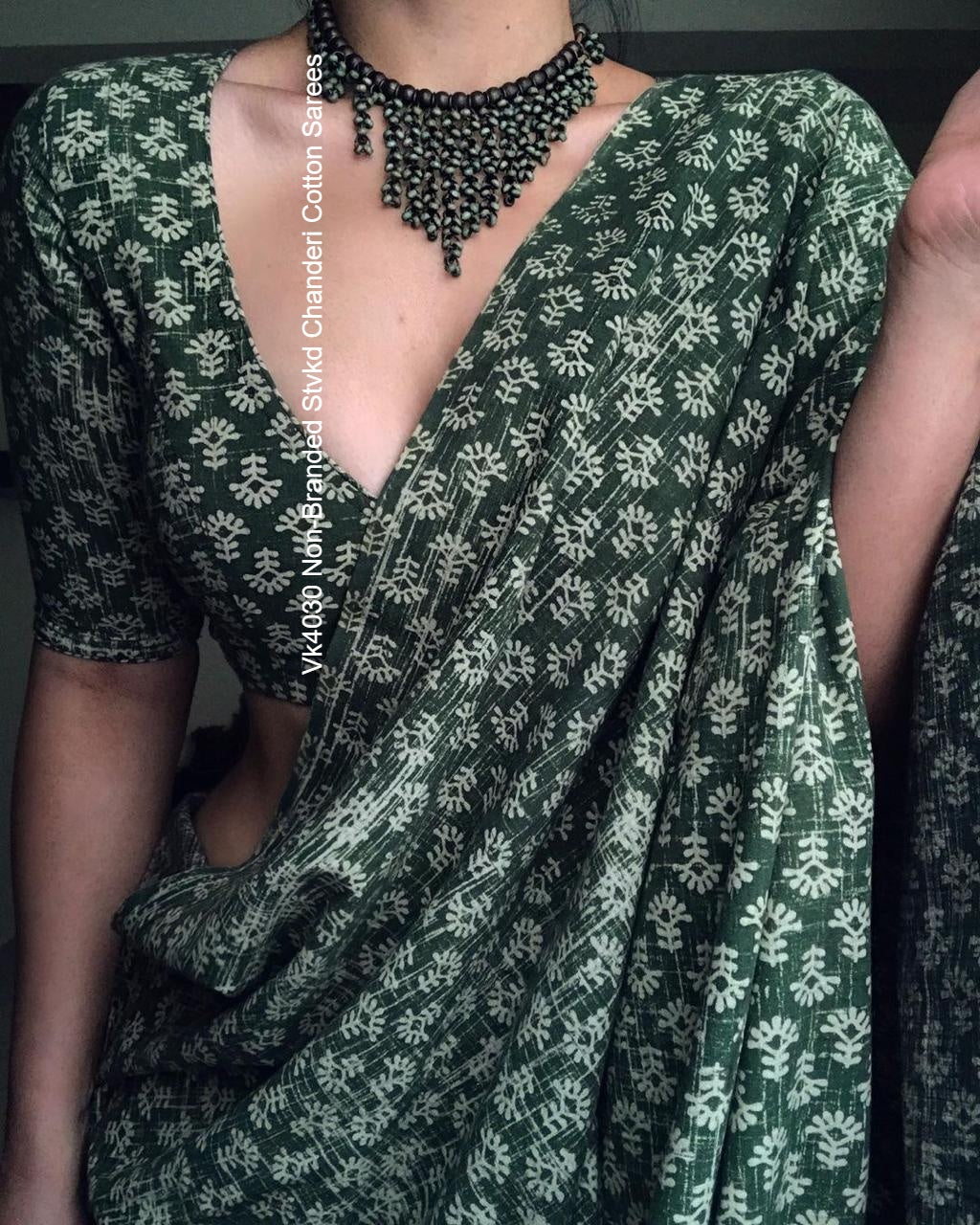 Vk4030 Non-Branded Stvkd Chanderi Cotton Sarees