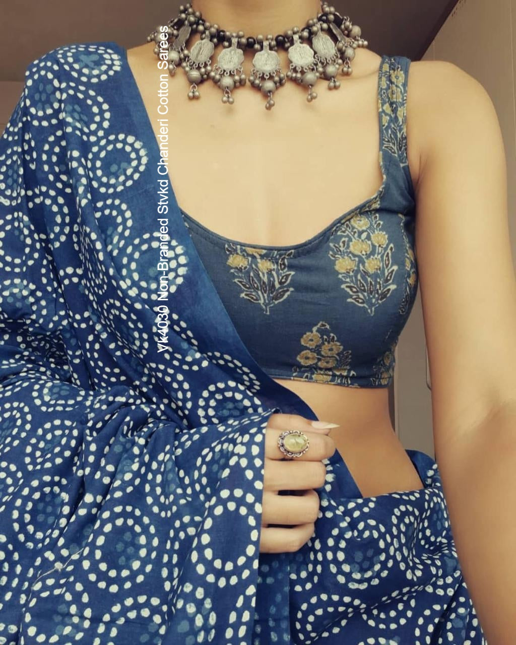 Vk4030 Non-Branded Stvkd Chanderi Cotton Sarees