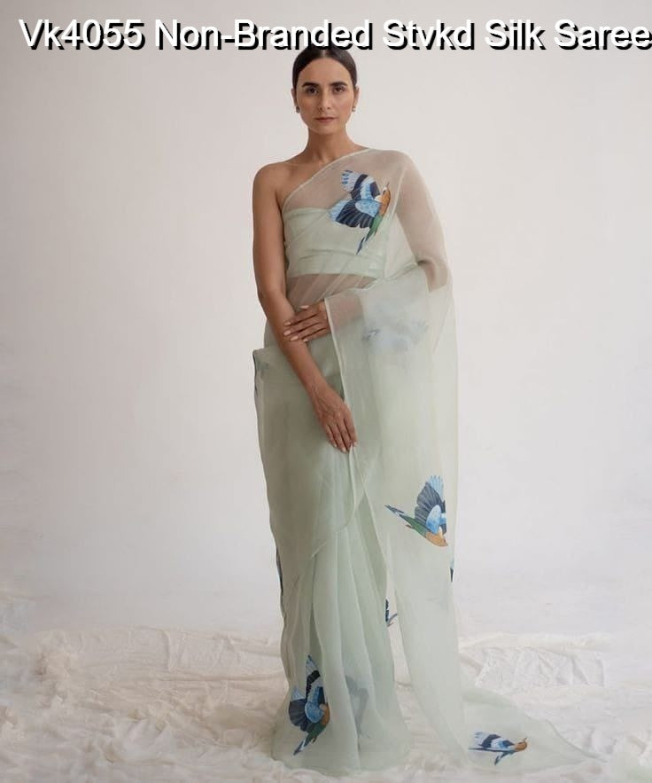 Vk4055 Non-Branded Stvkd Silk Sarees