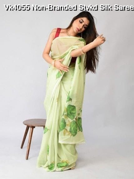 Vk4055 Non-Branded Stvkd Silk Sarees