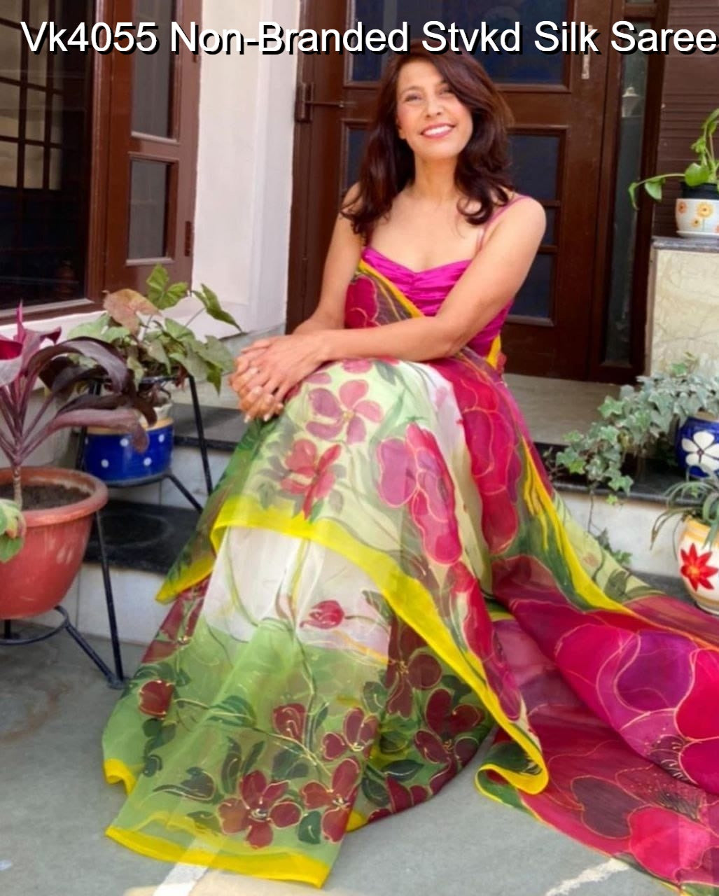 Vk4055 Non-Branded Stvkd Silk Sarees