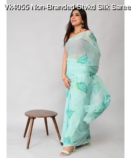 Vk4055 Non-Branded Stvkd Silk Sarees
