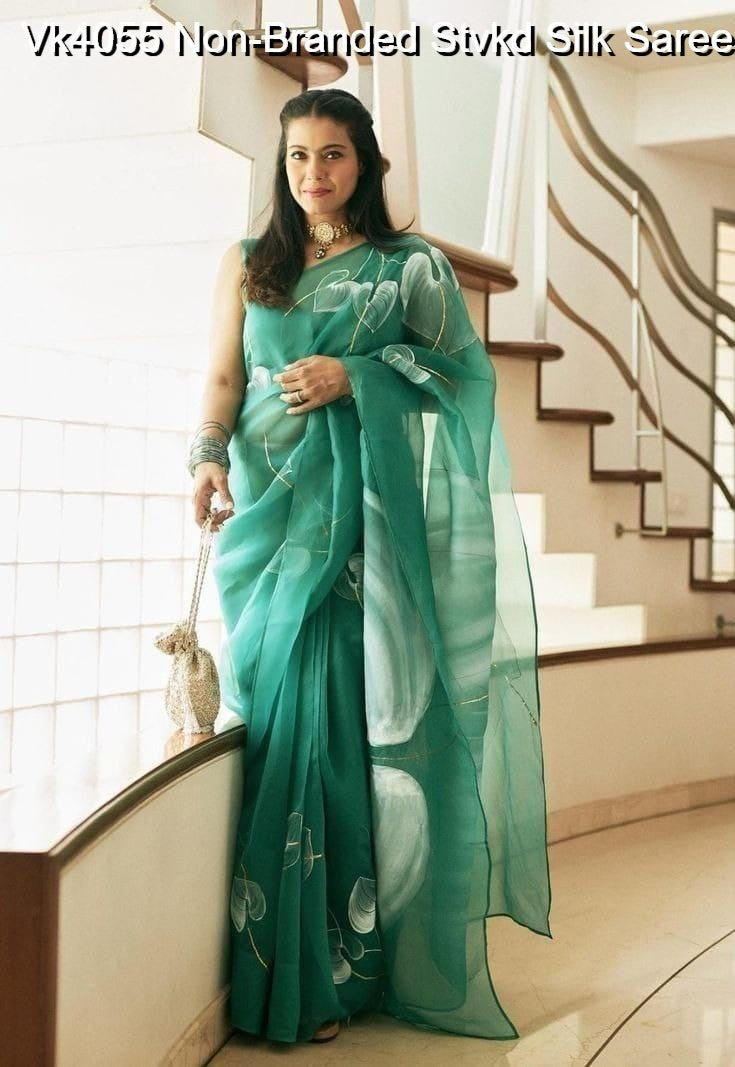 Vk4055 Non-Branded Stvkd Silk Sarees