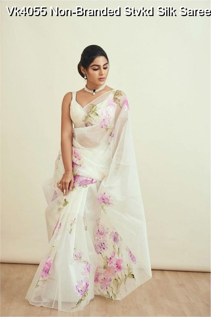 Vk4055 Non-Branded Stvkd Silk Sarees