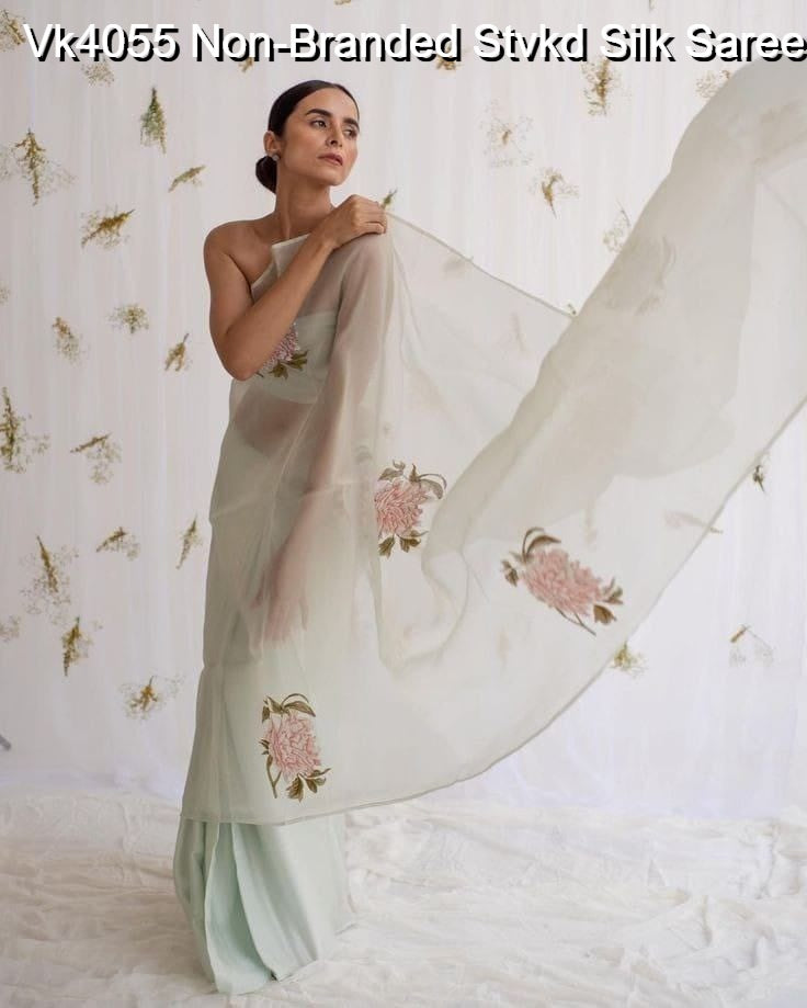 Vk4055 Non-Branded Stvkd Silk Sarees